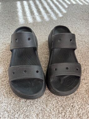 Crocs platform sandals